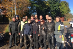 Vor dem Start in eine sehr sonnige und sehr schöne Tour Richtung Neustadt und dem Bungsberg